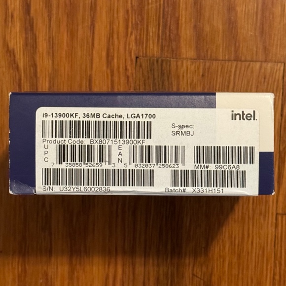 BRAND NEW: Intel Core Unlocked 13th Gen i9-13900KF LGA1700 - Picture 2 of 5